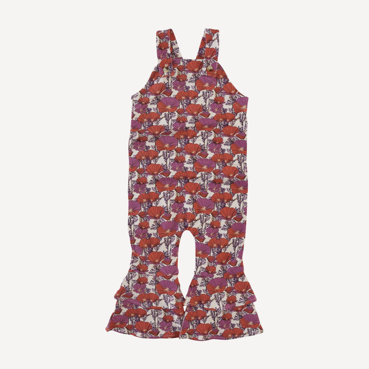 anne jumpsuit | poppies | bamboo