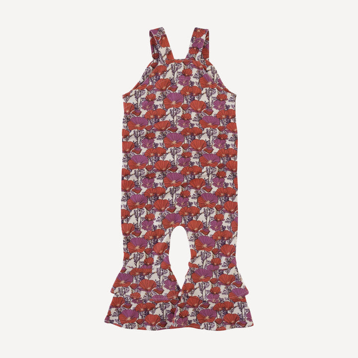anne jumpsuit | poppies | bamboo