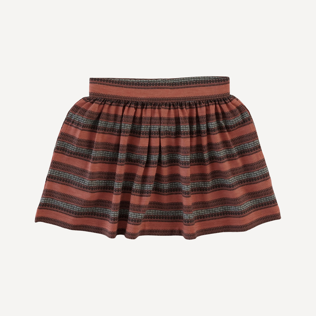 basic skirt | kampala stripe | bamboo