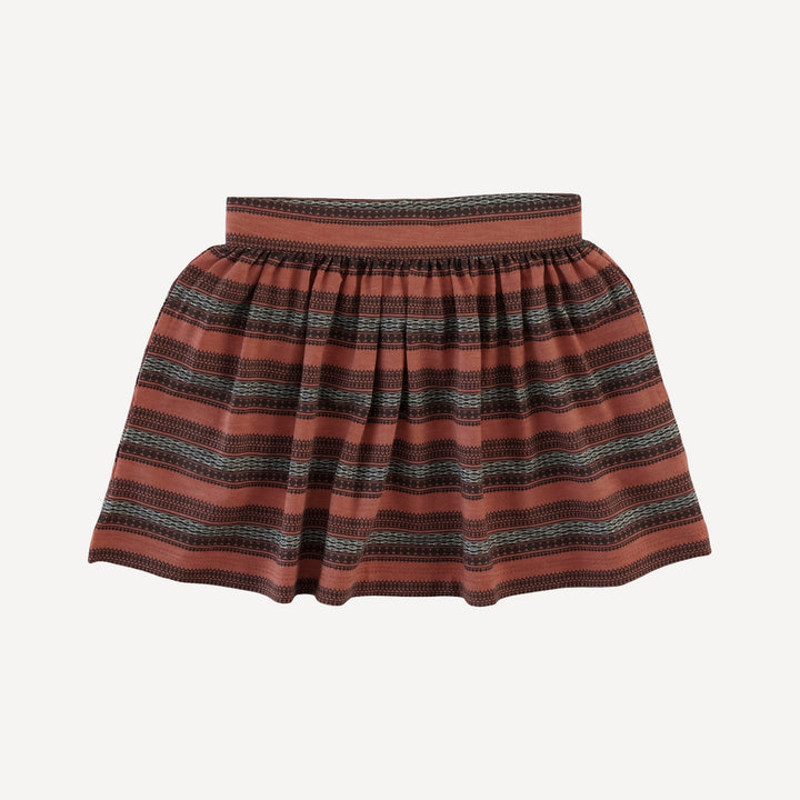 basic skirt | kampala stripe | bamboo