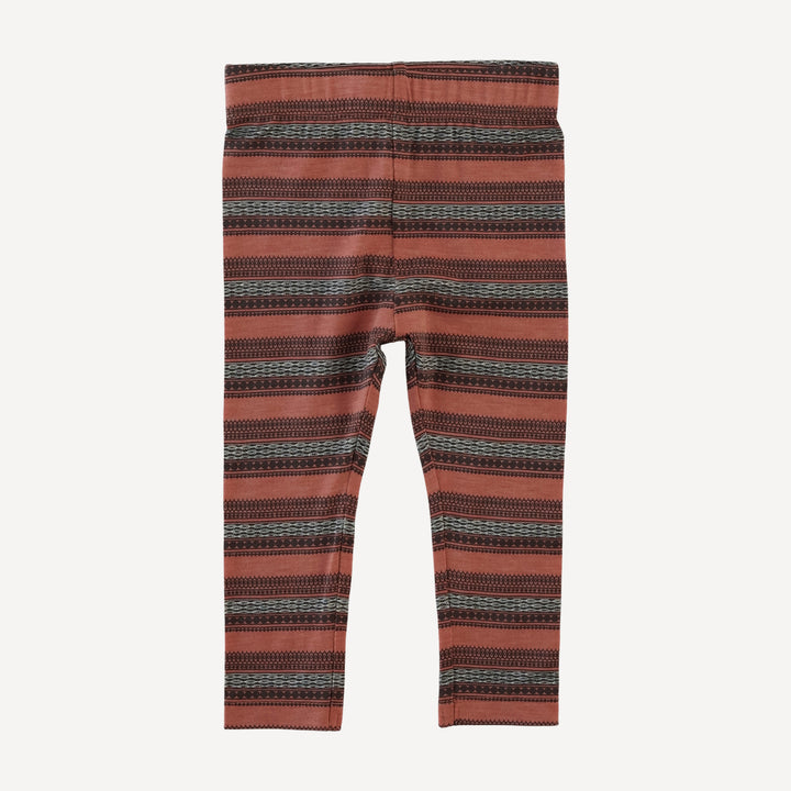 classic skinny legging | kampala stripe | bamboo