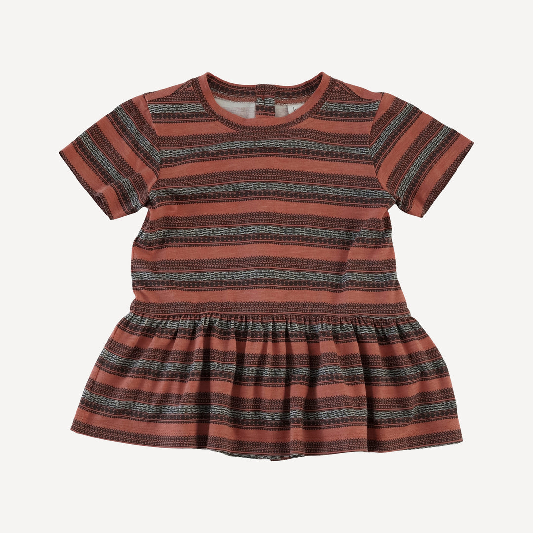 kate flare leg set | kampala stripe | bamboo