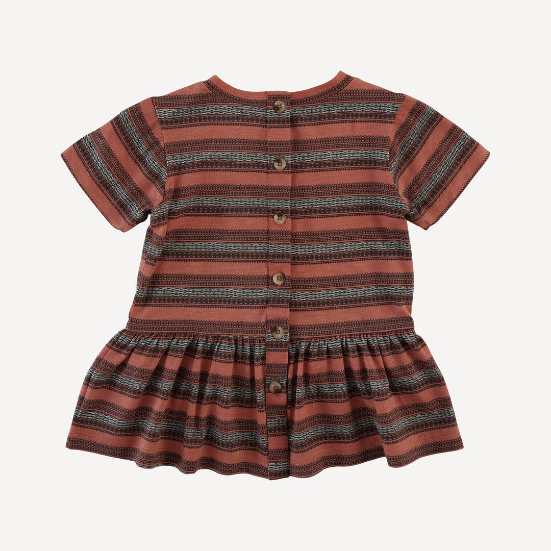 kate flare leg set | kampala stripe | bamboo