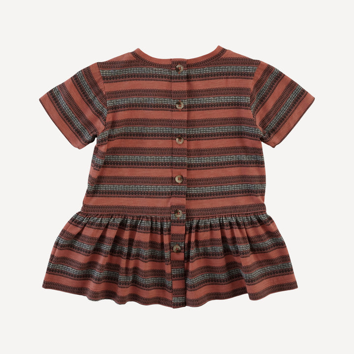 kate flare leg set | kampala stripe | bamboo