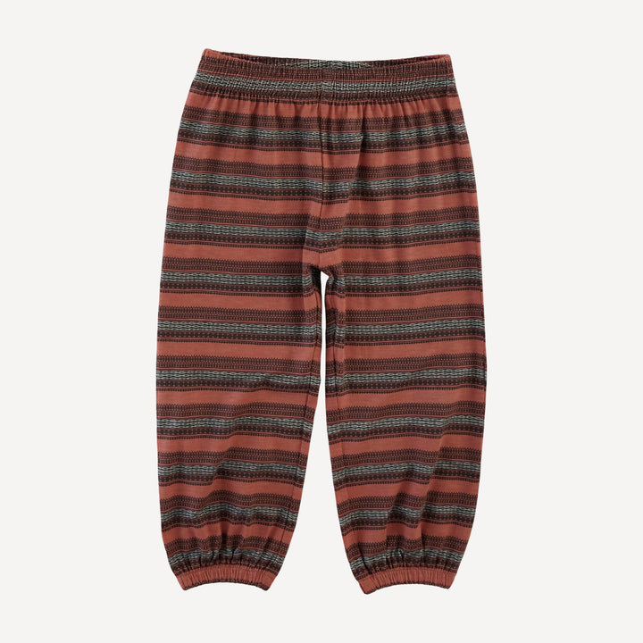 short sleeve relaxed jogger set | kampala stripe | bamboo