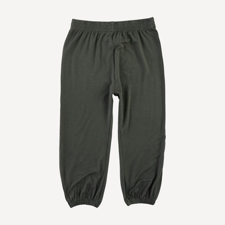 short sleeve relaxed jogger set | beluga | bamboo