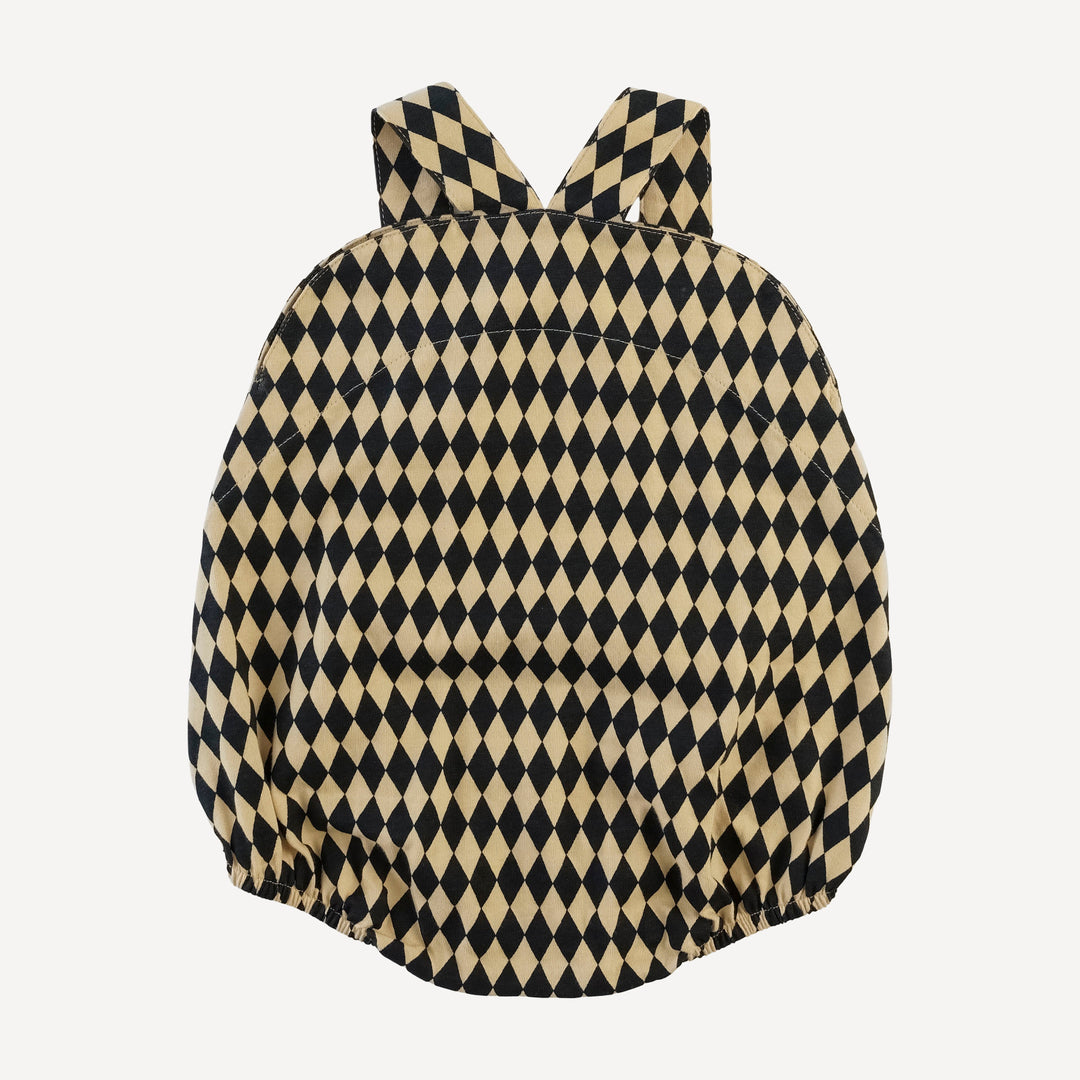 country bubble | black harlequin | organic cotton jersey