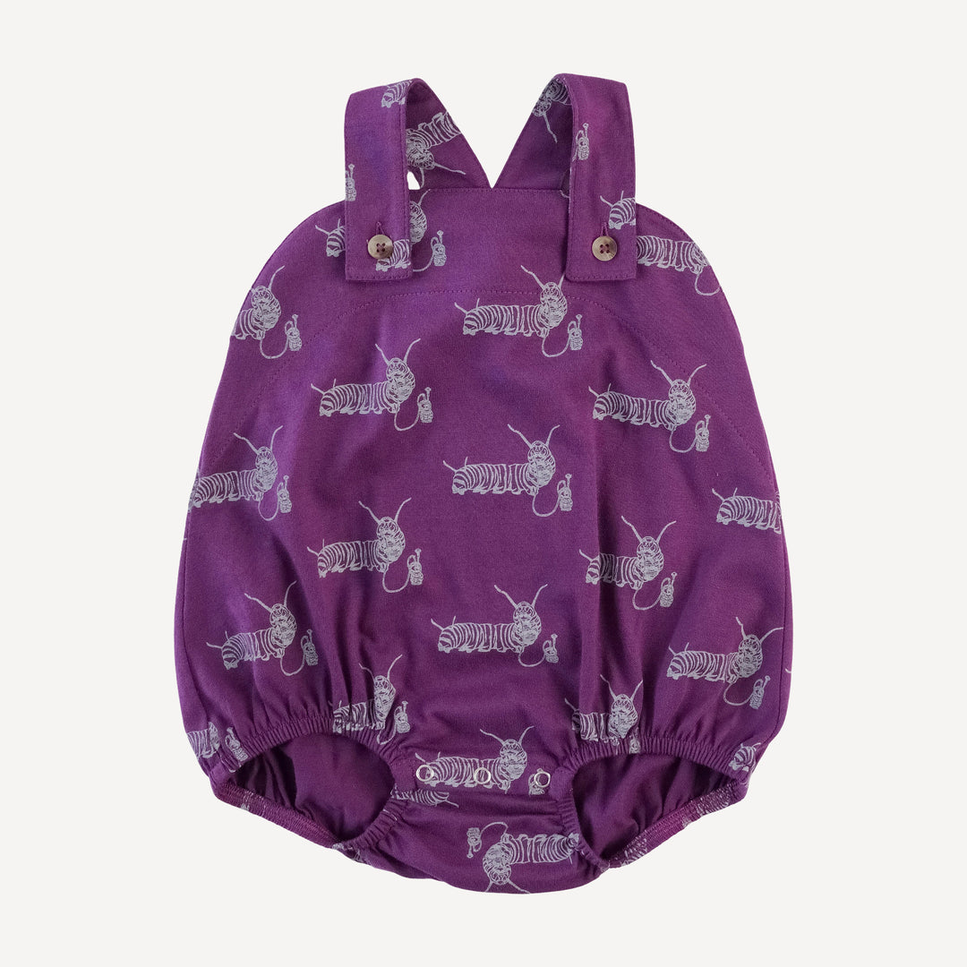 country bubble | plum caterpillar | organic cotton jersey
