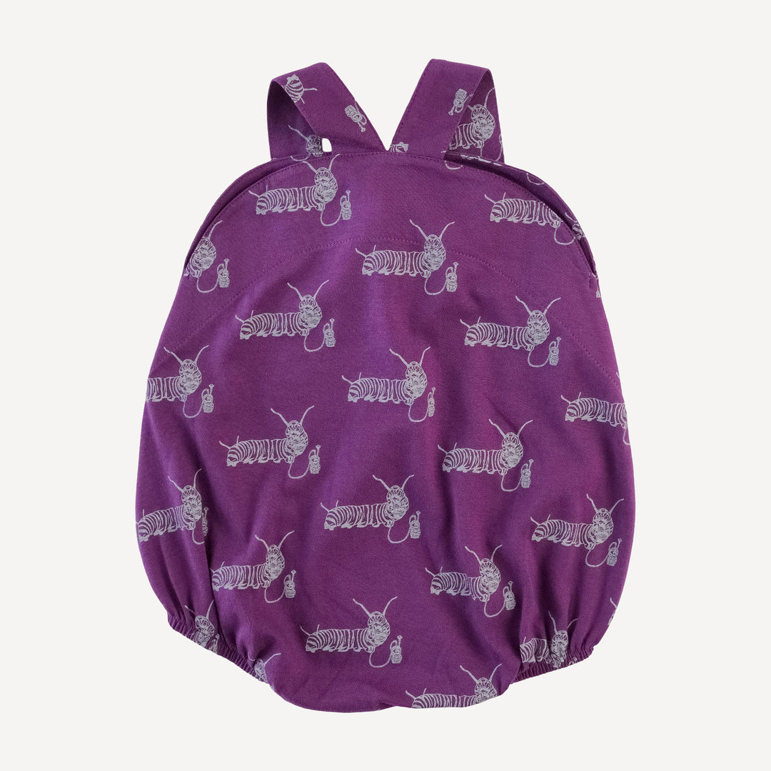 country bubble | plum caterpillar | organic cotton jersey