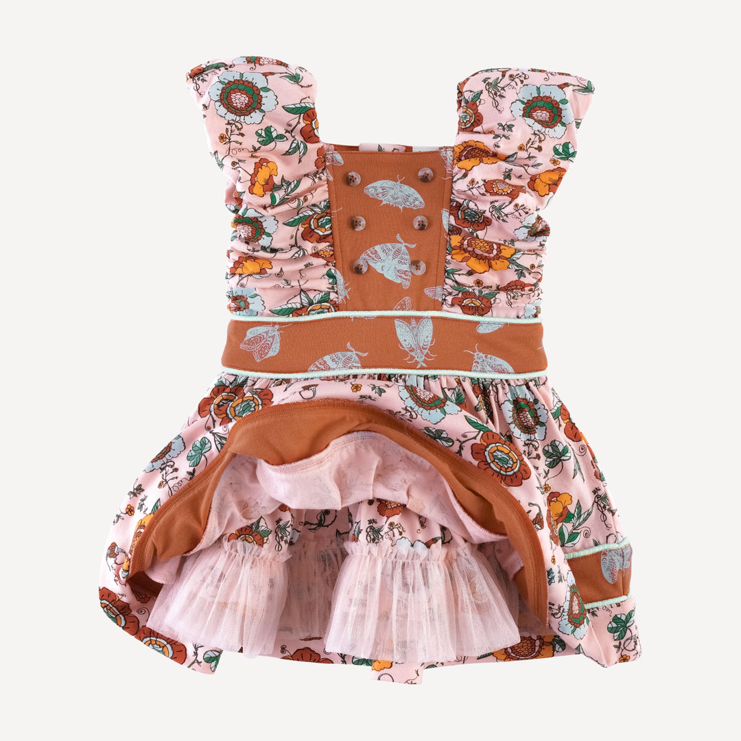 wonderland dress | chinoiserie floral | organic cotton jersey