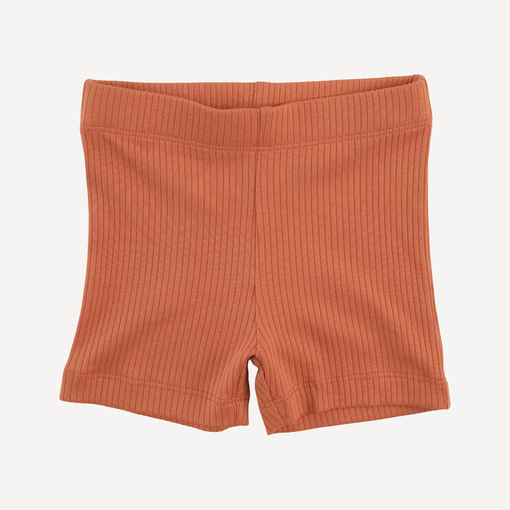 sleeveless button tab top + bike short set | modern feather | organic cotton gauze