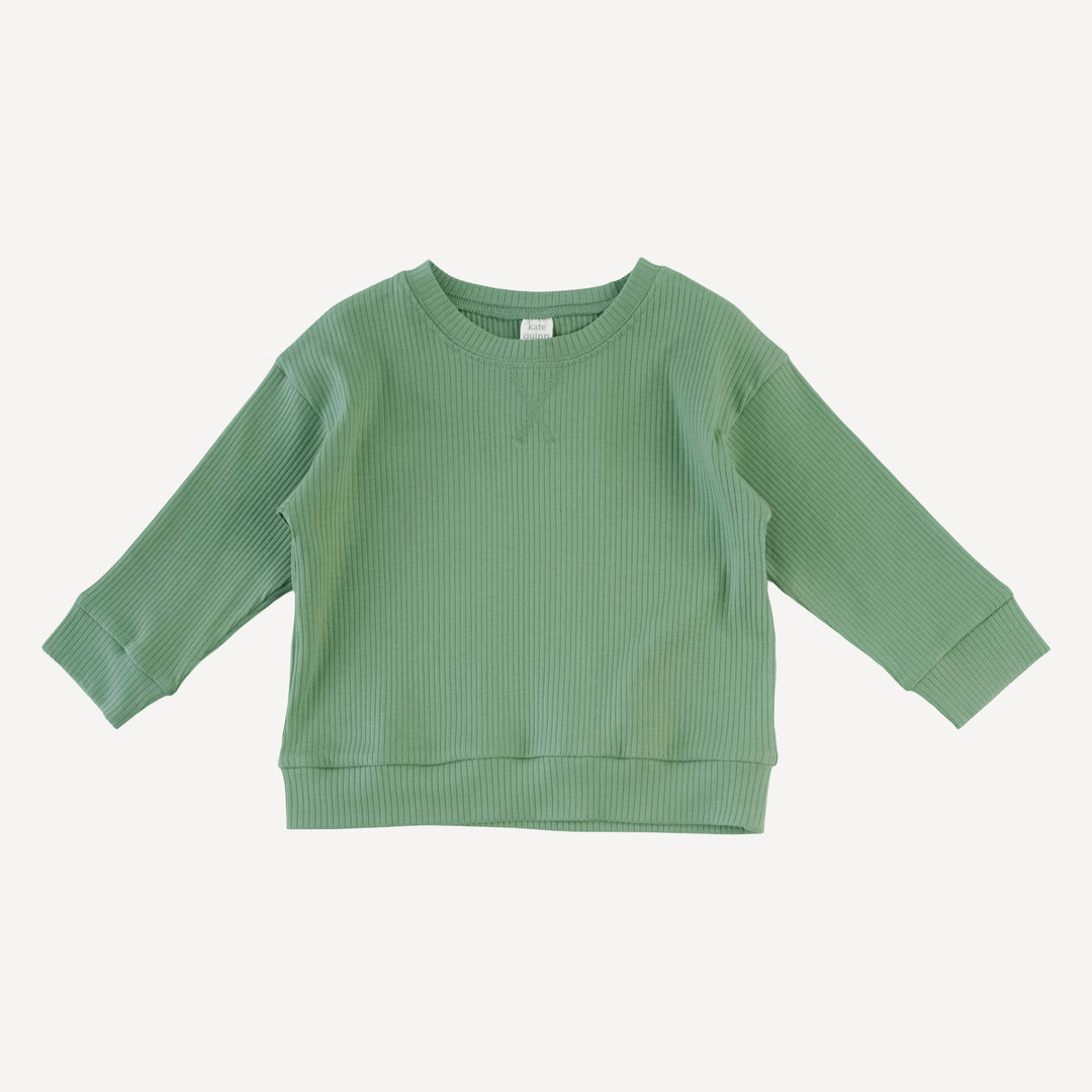long sleeve relaxed jogger set | hedge | organic cotton single rib