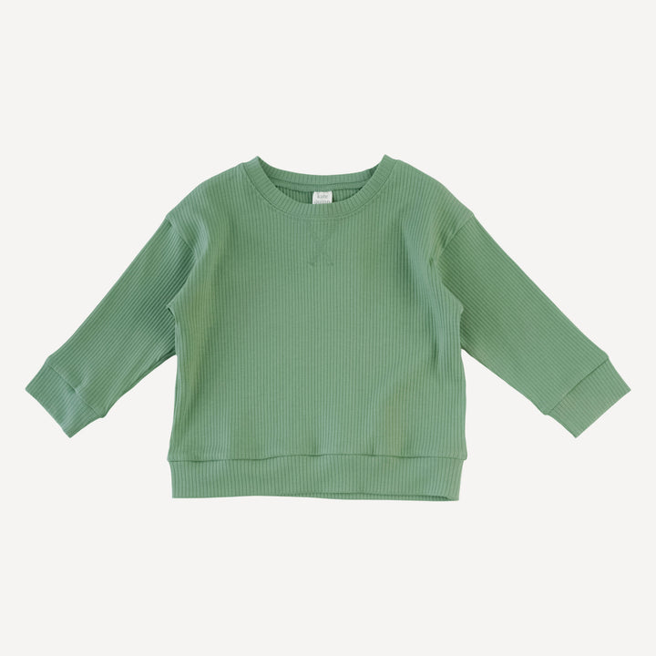 long sleeve relaxed jogger set | hedge | organic cotton single rib