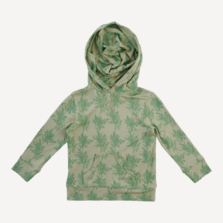 long sleeve essential skinny hoodie | wild grass | bamboo