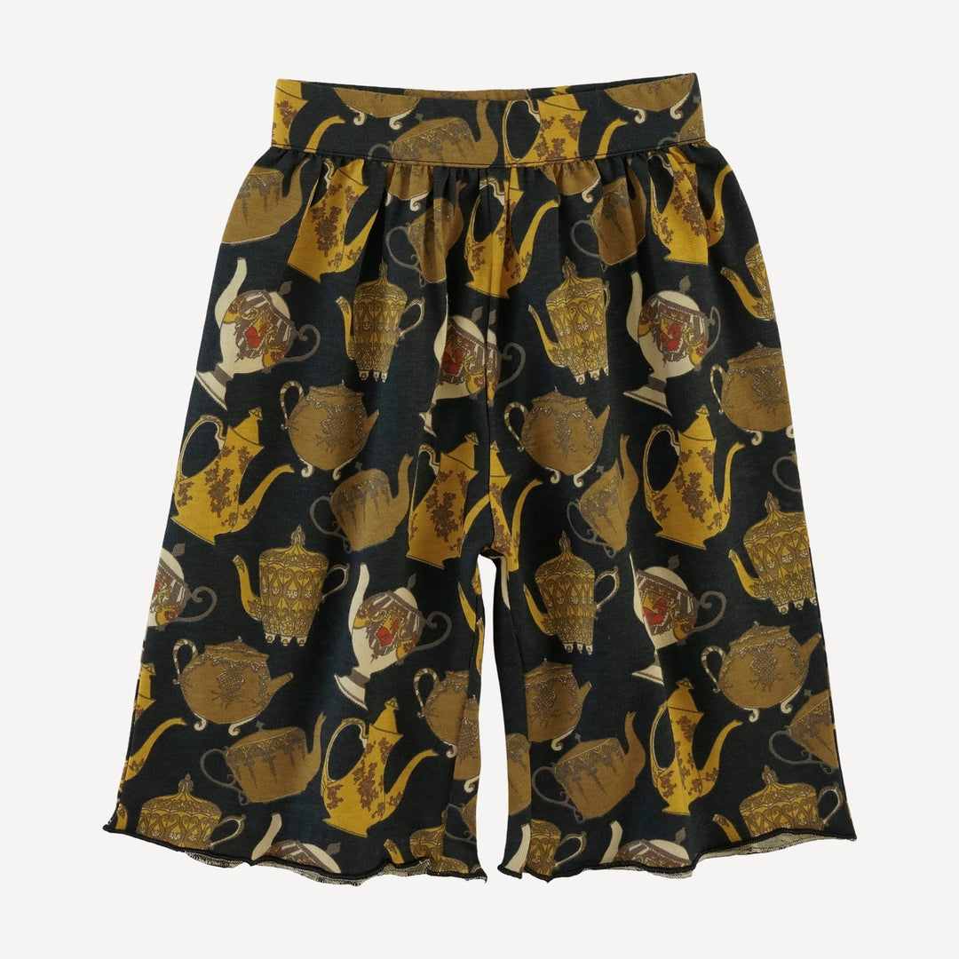 long sleeve jade set | gold teapots | organic cotton jersey