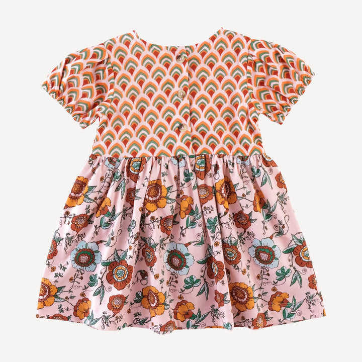 short puff sleeve ballet dress | modern feather | organic cotton gauze