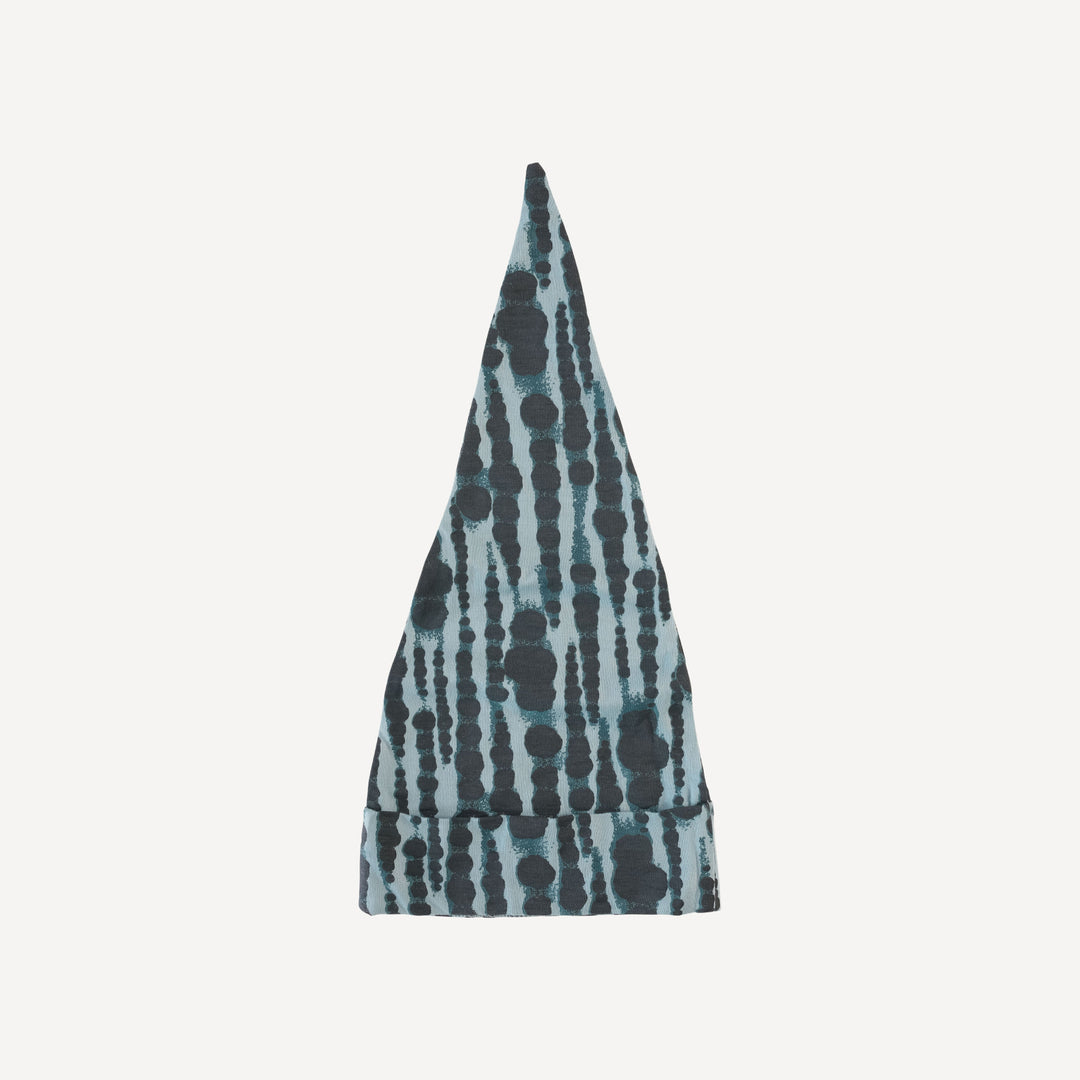 gnome hat | blue water drops | bamboo