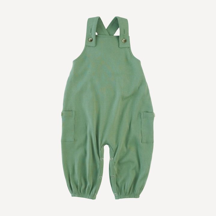 gathered bubble pocket overall | hedge | organic cotton single rib