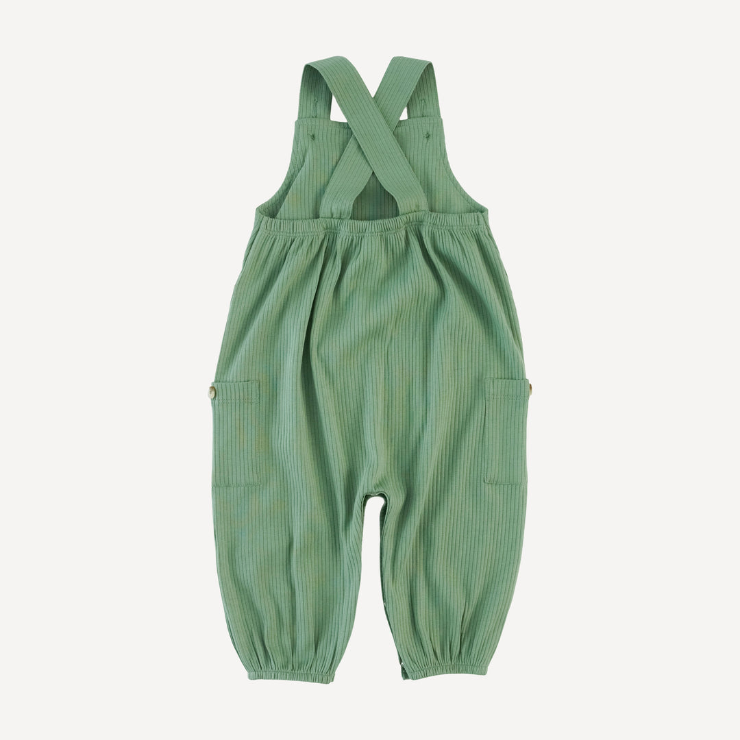 gathered bubble pocket overall | hedge | organic cotton single rib
