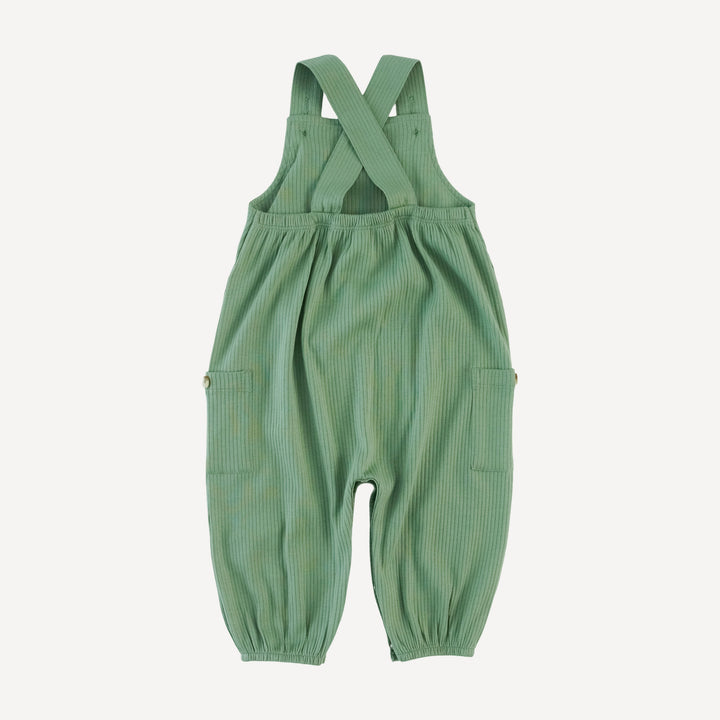 gathered bubble pocket overall | hedge | organic cotton single rib