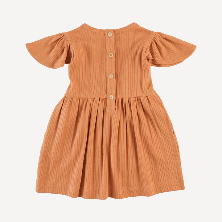 colette dress | butterum | organic cotton multi rib