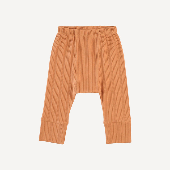 classic panda pant | butterum | organic cotton multi rib