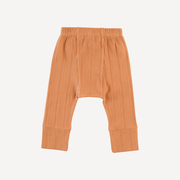 classic panda pant | butterum | organic cotton multi rib