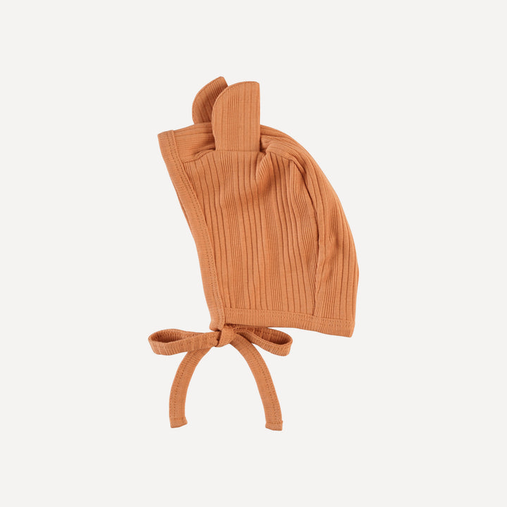 bear hat | butterum | organic cotton multi rib