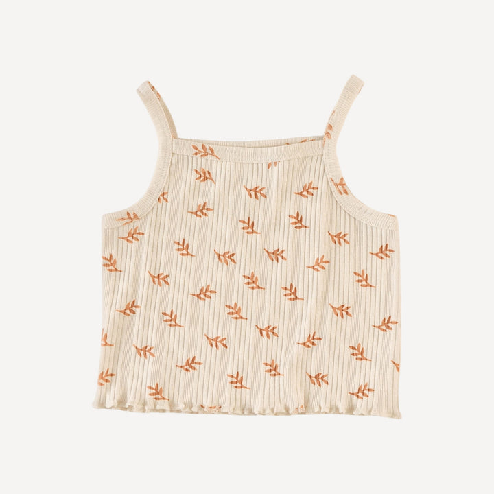 jade short set | butterum leaf | organic cotton multi rib