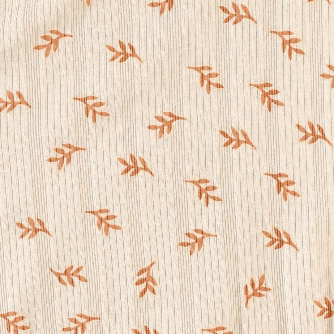jade short set | butterum leaf | organic cotton multi rib