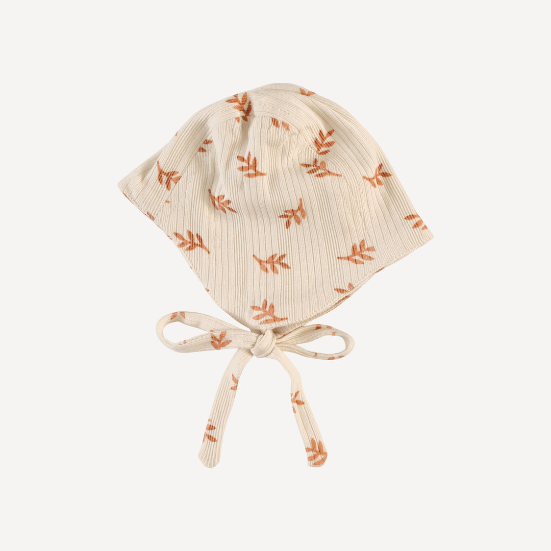 flight hat | butterum leaf | organic cotton multi rib
