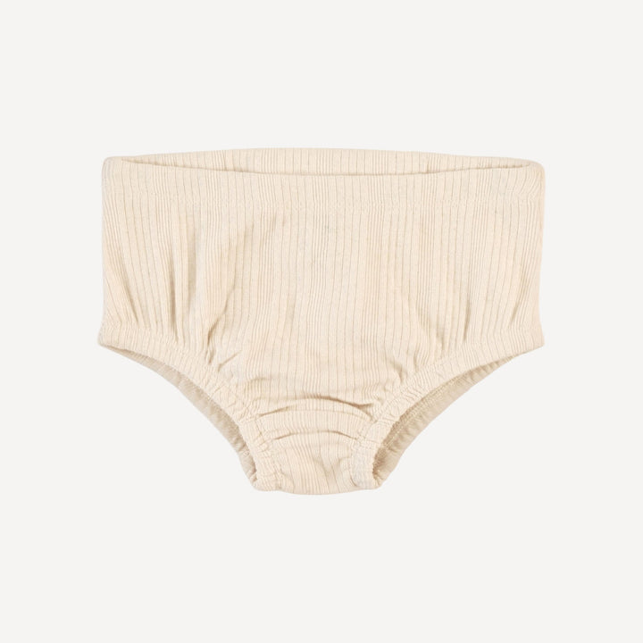 underwear | oatmeal | organic cotton multi rib