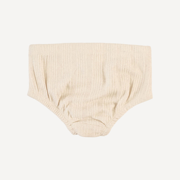 underwear | oatmeal | organic cotton multi rib