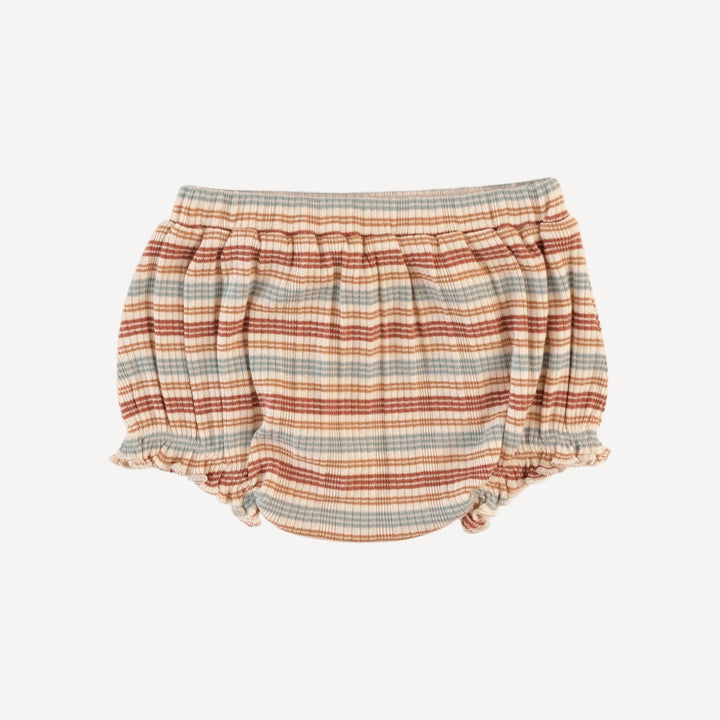 lettuce spaghetti tank + bloomer set | multi stripe | organic cotton multi rib