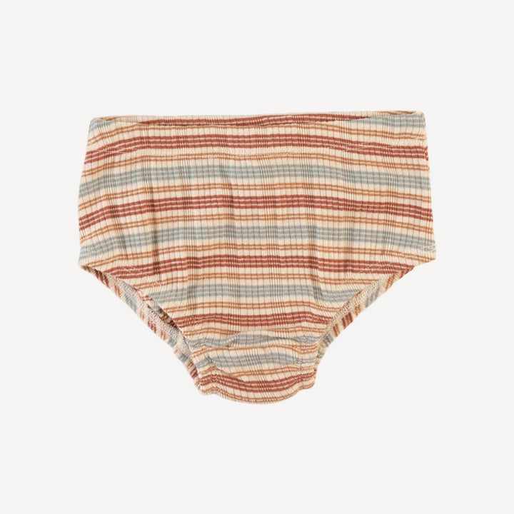 underwear | multi stripe | organic cotton multi rib