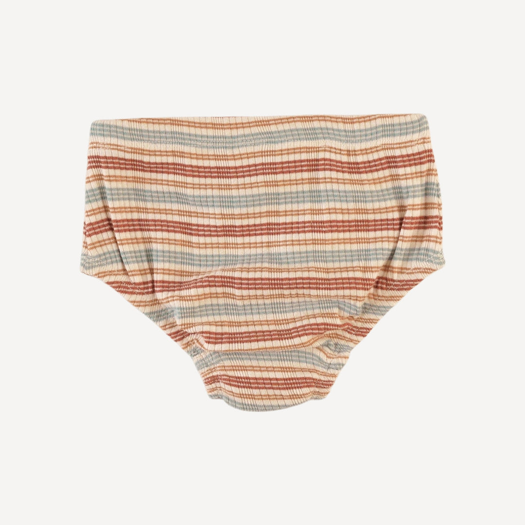 underwear | multi stripe | organic cotton multi rib