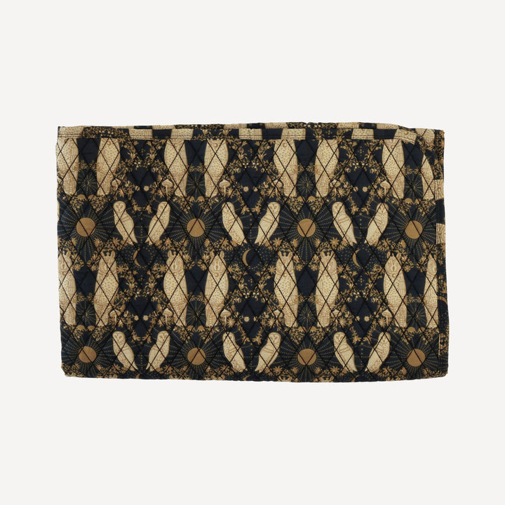 classic diamond quilt | mystical owl | organic cotton woven