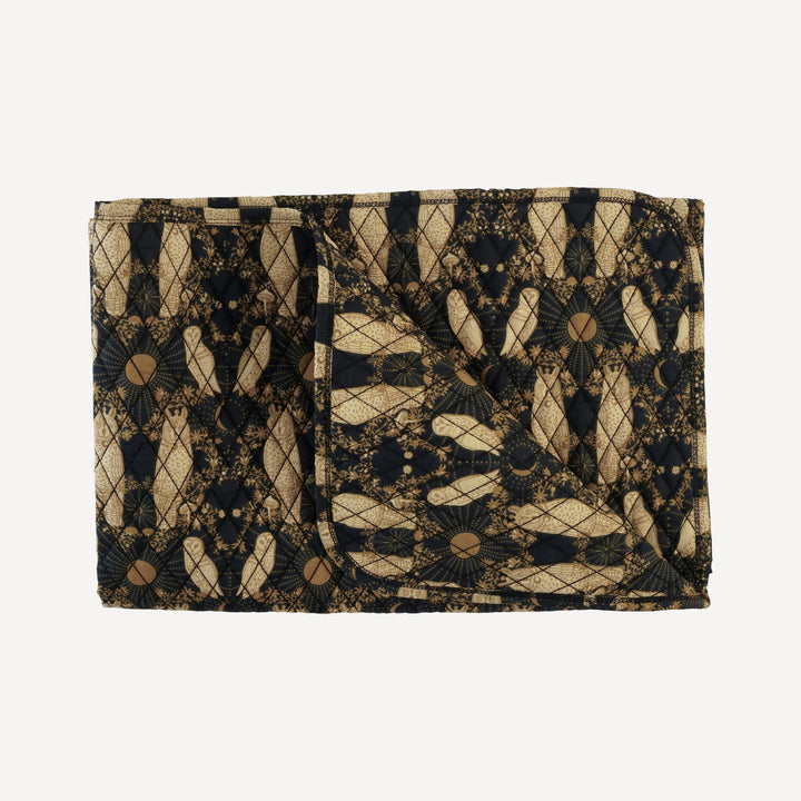 classic diamond quilt | mystical owl | organic cotton woven