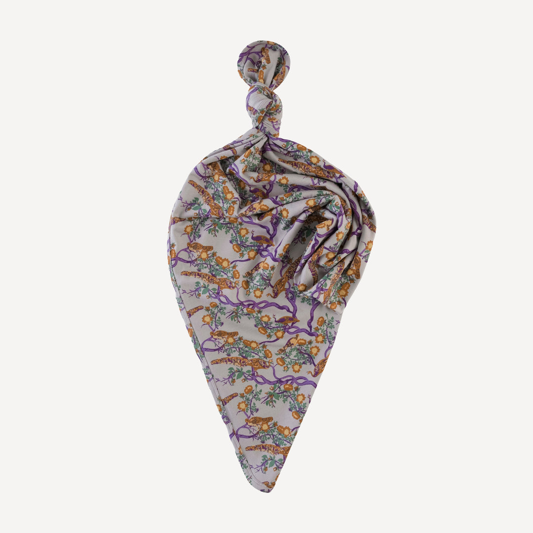single layer blanket | chinoiserie peacock | organic cotton jersey