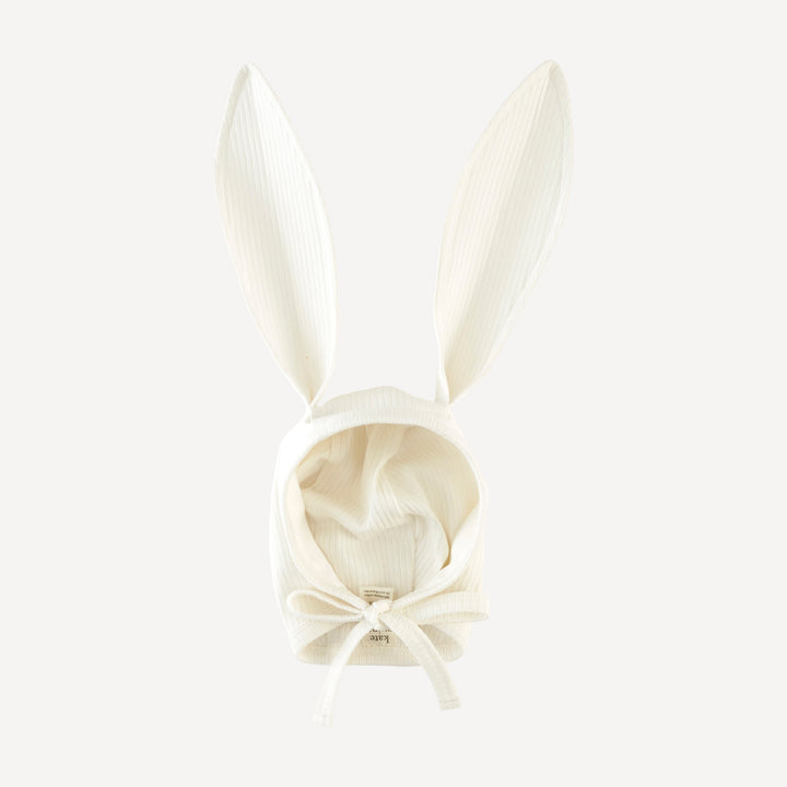 bunny hat | coconut | organic cotton single rib