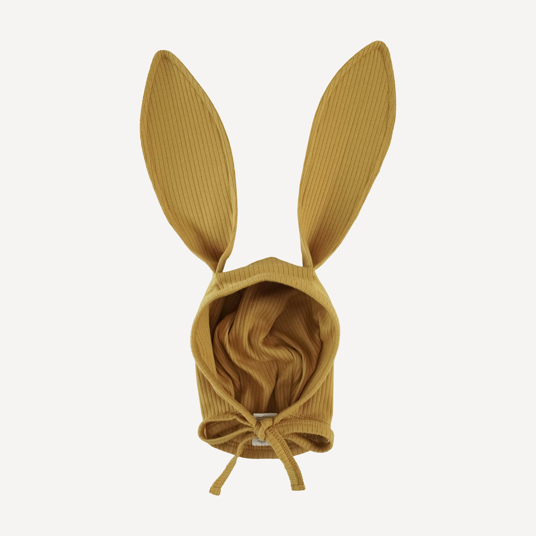 bunny hat | honey mustard | organic cotton single rib