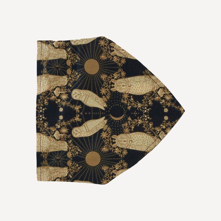 bandana headband | mystical owl | organic cotton woven