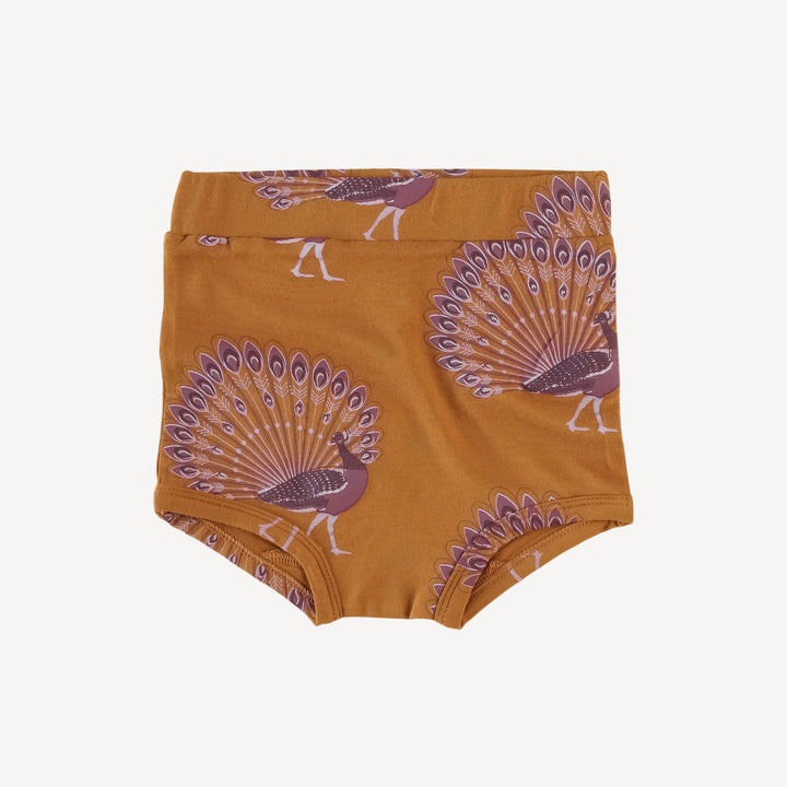 retro bloomer | wild ginger peacock | bamboo