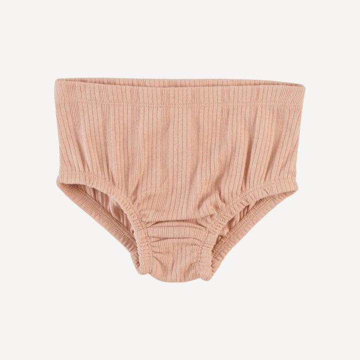 underwear | peony | organic cotton multi rib