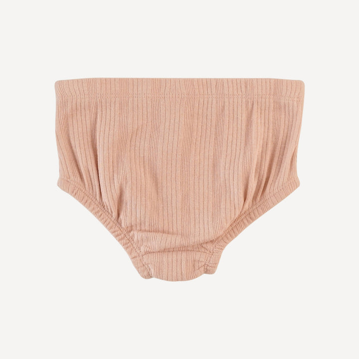 underwear | peony | organic cotton multi rib