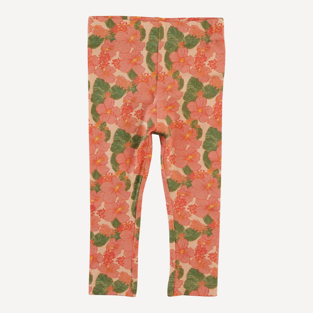 classic skinny legging | tropical flower party | bamboo