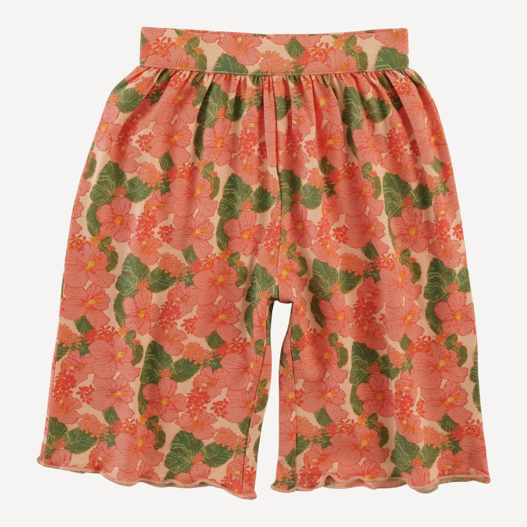 short sleeve jade set | tropical flower party | bamboo