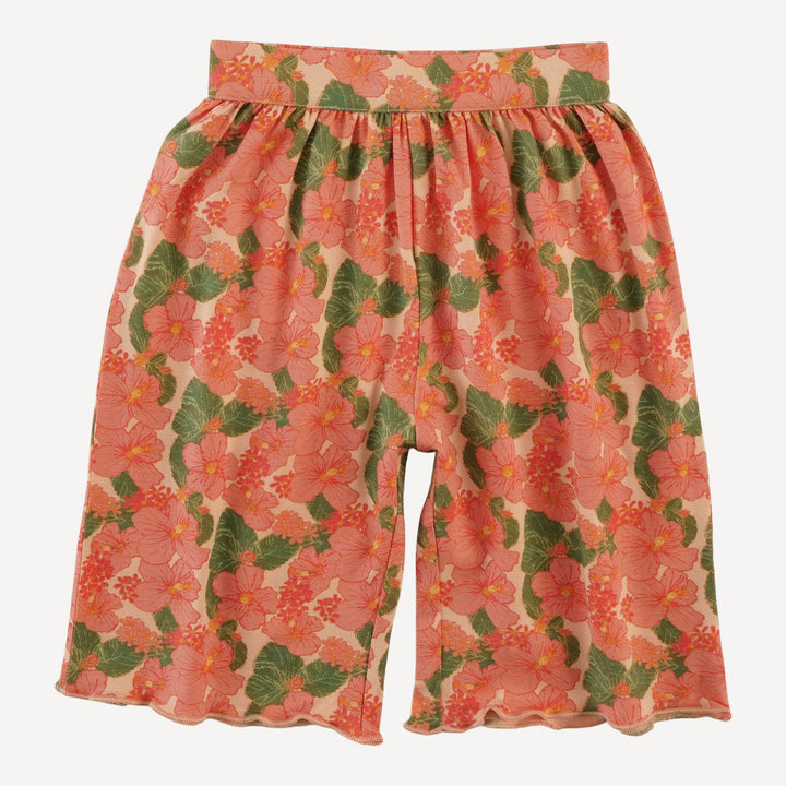 short sleeve jade set | tropical flower party | bamboo