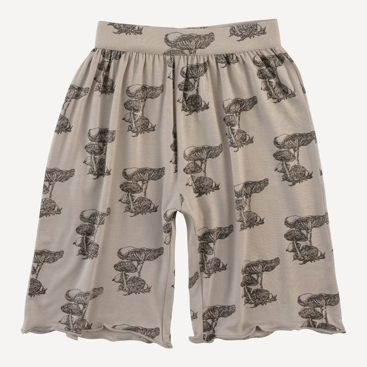 short sleeve jade set | gray mushroom snail | bamboo