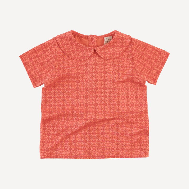 short sleeve peter pan tee | gramercy | bamboo